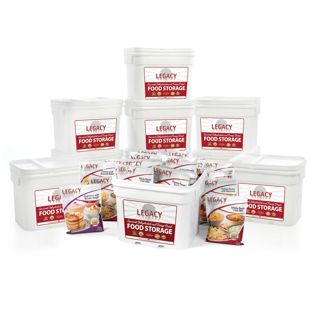 Legacy Premium Long Term Food Storage 1080 Serving Emergency Survival Dried Meal