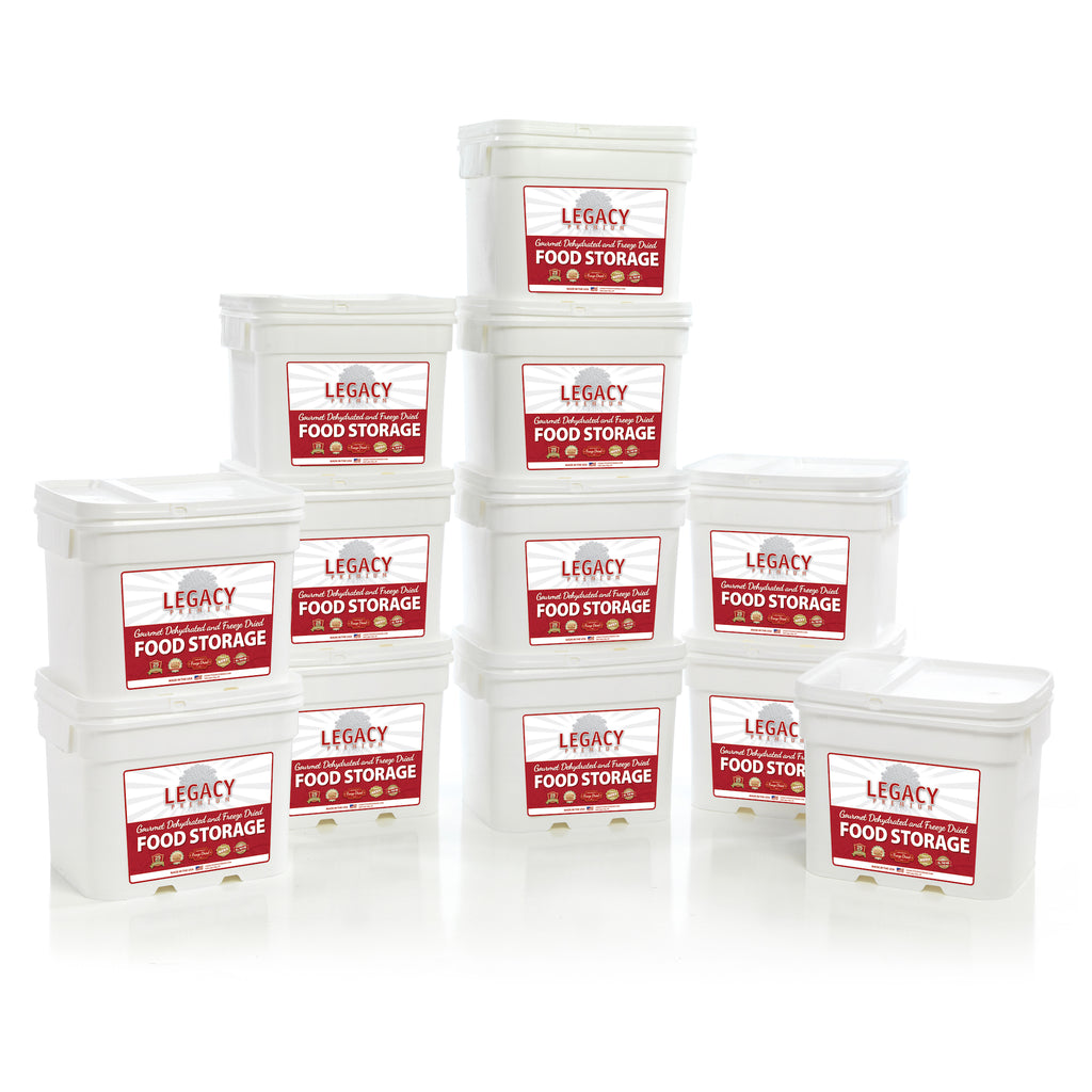 Legacy Disaster Food Storage Emergency Survival Package-1440 Servings- 369 LBS