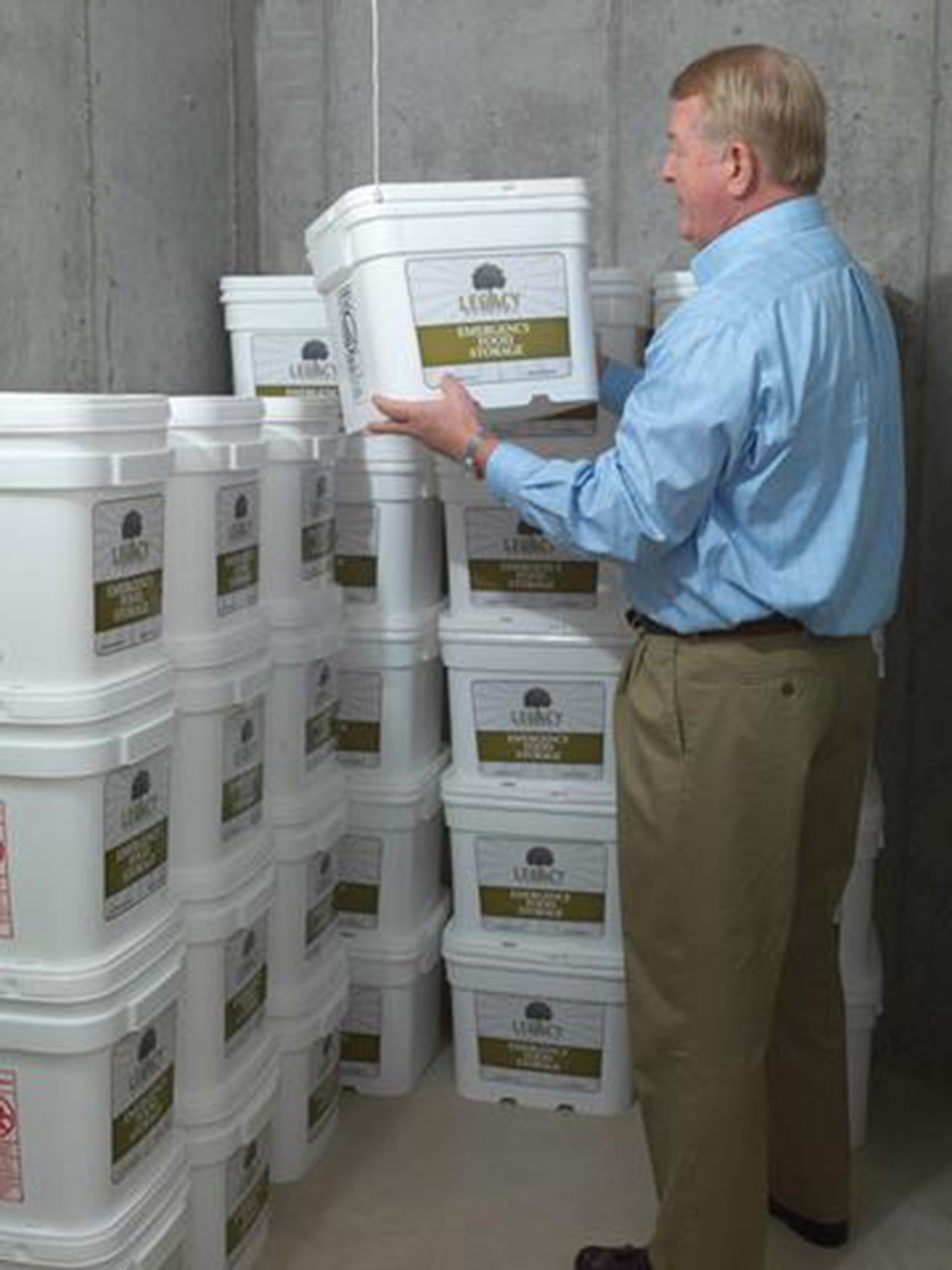 Legacy Premium Long Term Gluten Free Emergency Food Storage 120 Serving Bucket EG0120